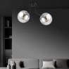 Lampa sufitowa  NOVA 2 BLACK/GRAFIT  1140/2 EMIBIG