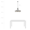 Lampa wisząca NOVA 5 BLACK/GRAFIT 1140/5 EMIBIG