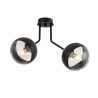 Lampa sufitowa  NOVA 2 BLACK/STRIPE 1139/2 EMIBIG