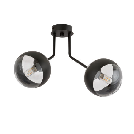 Lampa sufitowa  NOVA 2 BLACK/STRIPE 1139/2 EMIBIG