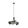Lampa wisząca NOVA 4 BLACK/STRIPE 1139/4 EMIBIG