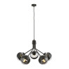 Lampa wisząca NOVA 5 BLACK/STRIPE 1139/5 EMIBIG