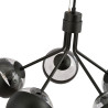 Lampa wisząca NOVA 5 BLACK/STRIPE 1139/5 EMIBIG