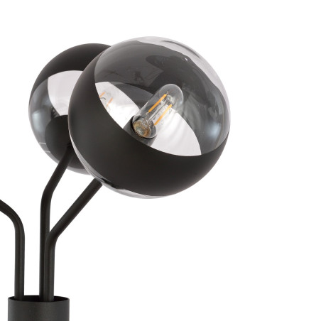 Lampa podłogowa NOVA LP3 BLACK/STRIPE 1139/LP3 EMIBIG