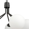 Lampa wisząca NOVA 5 BLACK/OPAL 1138/5 EMIBIG