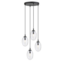 Lampa wisząca ASTRAL 4 BL PREMIUM TRANSPARENT 1265/4PREM EMIBIG
