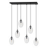 Lampa wisząca ASTRAL 6 BL TRANSPARENT 1265/6 EMIBIG