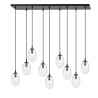 Lampa wisząca ASTRAL 9 BL TRANSPARENT 1265/9 EMIBIG
