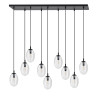 Lampa wisząca ASTRAL 9 BL TRANSPARENT 1265/9 EMIBIG