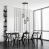 Lampa wisząca ASTRAL 3 BL PREMIUM GRAFIT 1266/3PREM EMIBIG