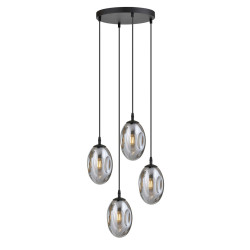 Lampa wisząca ASTRAL 4 BL PREMIUM GRAFIT 1266/4PREM EMIBIG