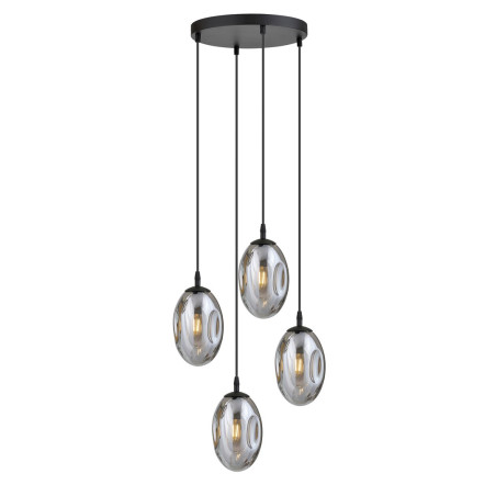 Lampa wisząca ASTRAL 4 BL PREMIUM GRAFIT 1266/4PREM EMIBIG