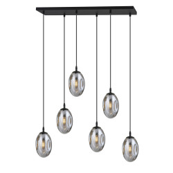 Lampa wisząca ASTRAL 6 BL GRAFIT 1266/6 EMIBIG