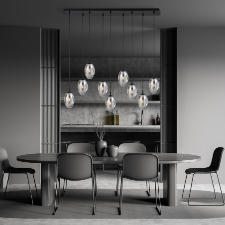 Lampa wisząca ASTRAL 9 BL GRAFIT 1266/9 EMIBIG
