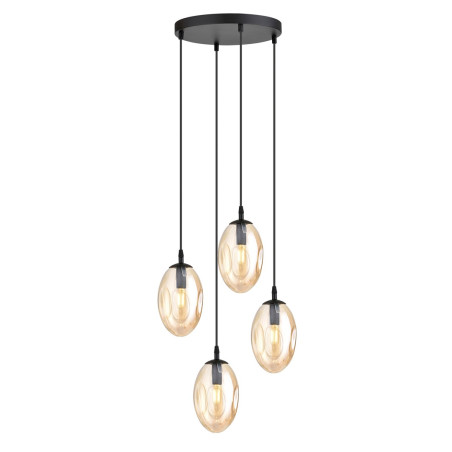 Lampa wisząca ASTRAL 4 BL PREMIUM MIODOWY 1267/4PREM EMIBIG