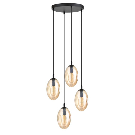 Lampa wisząca ASTRAL 4 BL PREMIUM MIODOWY 1267/4PREM EMIBIG