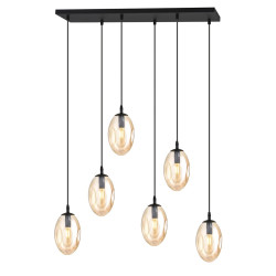 Lampa wisząca ASTRAL 6 BL MIODOWY 1267/6 EMIBIG