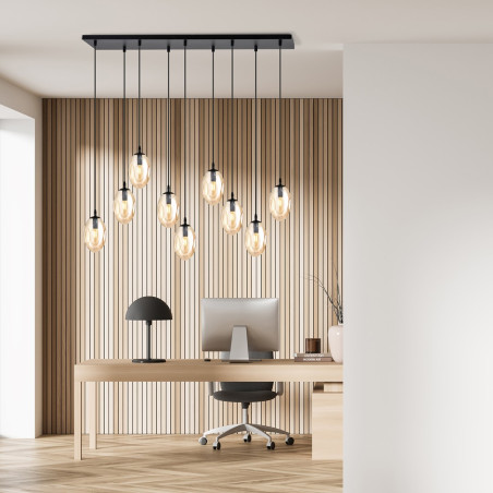 Lampa wisząca ASTRAL 9 BL MIODOWY 1267/9 EMIBIG