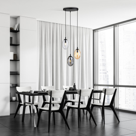 Lampa wisząca ASTRAL 3 BL PREMIUM MIX 1268/3PREM EMIBIG