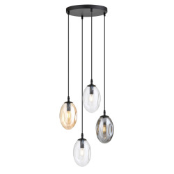 Lampa wisząca ASTRAL 4 BL PREMIUM MIX 1268/4PREM EMIBIG