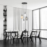 Lampa wisząca ASTRAL 4 BL PREMIUM MIX 1268/4PREM EMIBIG