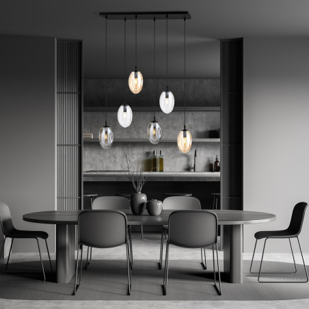 Lampa sufitowa  ASTRAL 6 BL MIX 1268/6M1 EMIBIG