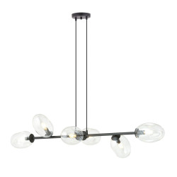 Lampa wisząca PANDORA 6 BL TRANSPARENT 1262/6 EMIBIG