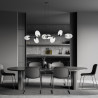 Lampa wisząca PANDORA 8 BL TRANSPARENT 1262/8 EMIBIG