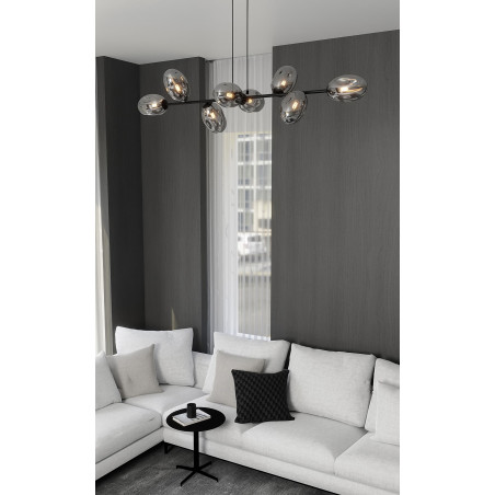 Lampa wisząca PANDORA 8 BL GRAFIT 1263/8 EMIBIG