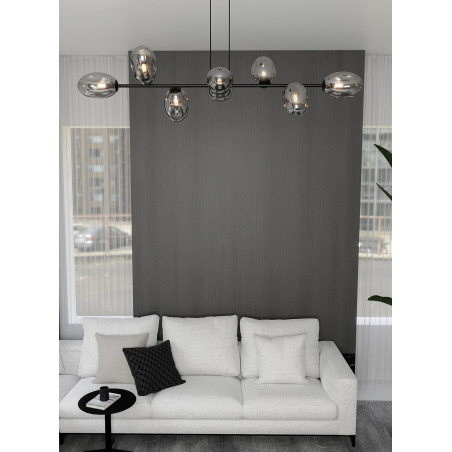 Lampa wisząca PANDORA 8 BL GRAFIT 1263/8 EMIBIG