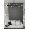 Lampa wisząca PANDORA 8 BL GRAFIT 1263/8 EMIBIG