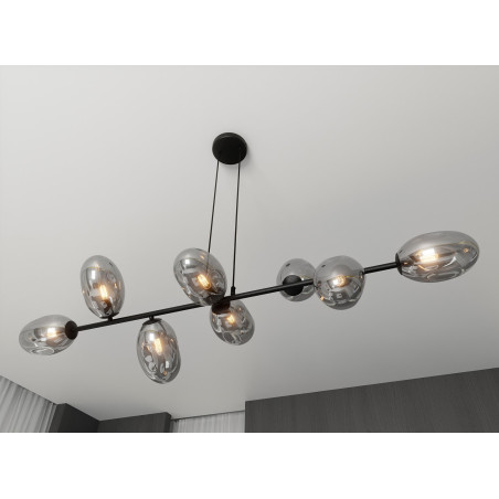 Lampa wisząca PANDORA 8 BL GRAFIT 1263/8 EMIBIG