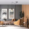 Lampa wisząca  LEVEL 1 BL GRAFIT 757/1 EMIBIG