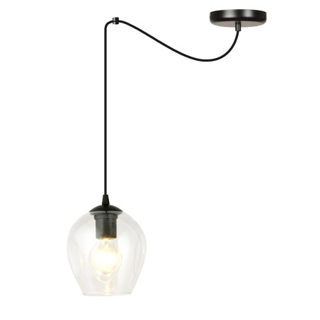 Lampa wisząca  LEVEL 1 BL TRANSPARENT 756/1 EMIBIG