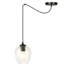 Lampa wisząca  LEVEL 1 BL TRANSPARENT 756/1 EMIBIG