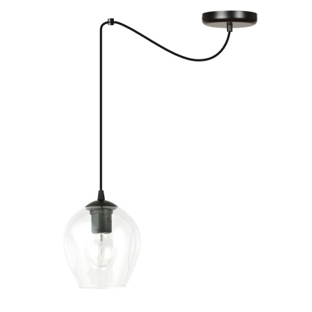 Lampa wisząca  LEVEL 1 BL TRANSPARENT 756/1 EMIBIG