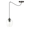 Lampa wisząca  LEVEL 1 BL TRANSPARENT 756/1 EMIBIG