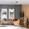 Lampa wisząca  LEVEL 1 BL TRANSPARENT 756/1 EMIBIG