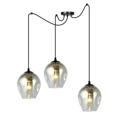 Lampa wisząca  LEVEL 3 BL GRAFIT 757/3 EMIBIG
