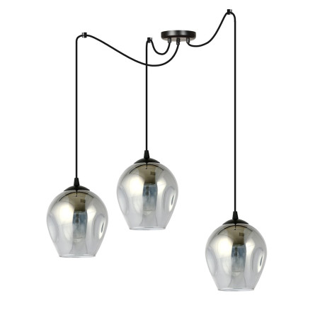 Lampa wisząca  LEVEL 3 BL GRAFIT 757/3 EMIBIG