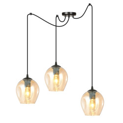 Lampa wisząca  LEVEL 3 BL MIODOWY 758/3 EMIBIG
