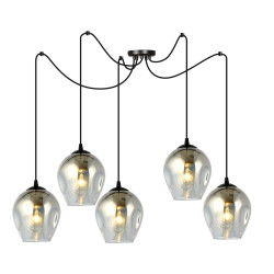 Lampa wisząca  LEVEL 5 BL GRAFIT 757/5 EMIBIG