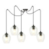 Lampa wisząca  LEVEL 5 BL TRANSPARENT 756/5 EMIBIG