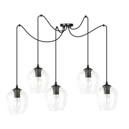 Lampa wisząca  LEVEL 5 BL TRANSPARENT 756/5 EMIBIG
