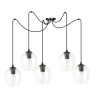 Lampa wisząca  LEVEL 5 BL TRANSPARENT 756/5 EMIBIG