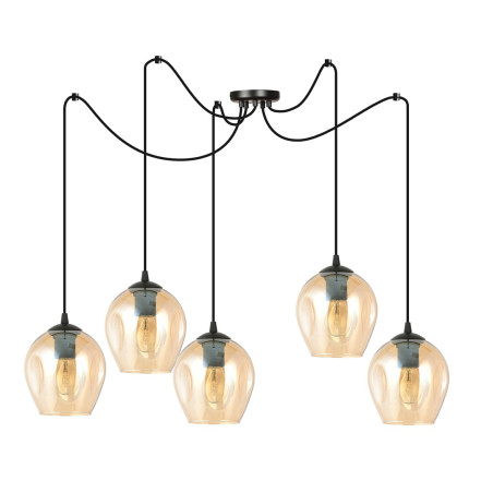 Lampa wisząca  LEVEL 5 BL MIODOWY 758/5 EMIBIG