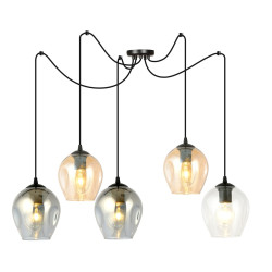 Lampa wisząca  LEVEL 5 BL MIX 759/5 EMIBIG