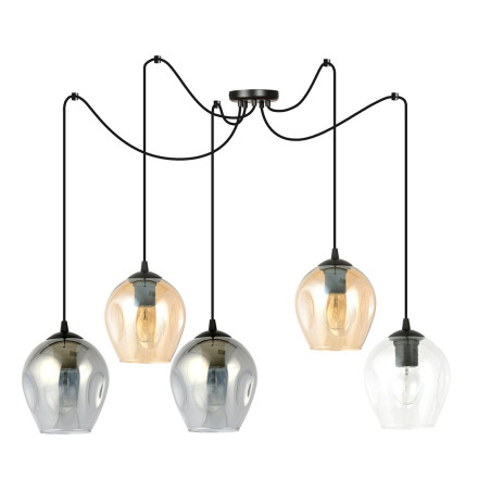Lampa wisząca  LEVEL 5 BL MIX 759/5 EMIBIG