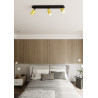 Lampa sufitowa  ZEN 3 BLACK 622/3 EMIBIG