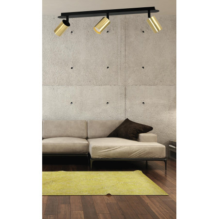 Lampa sufitowa  ZEN 3 BLACK 622/3 EMIBIG